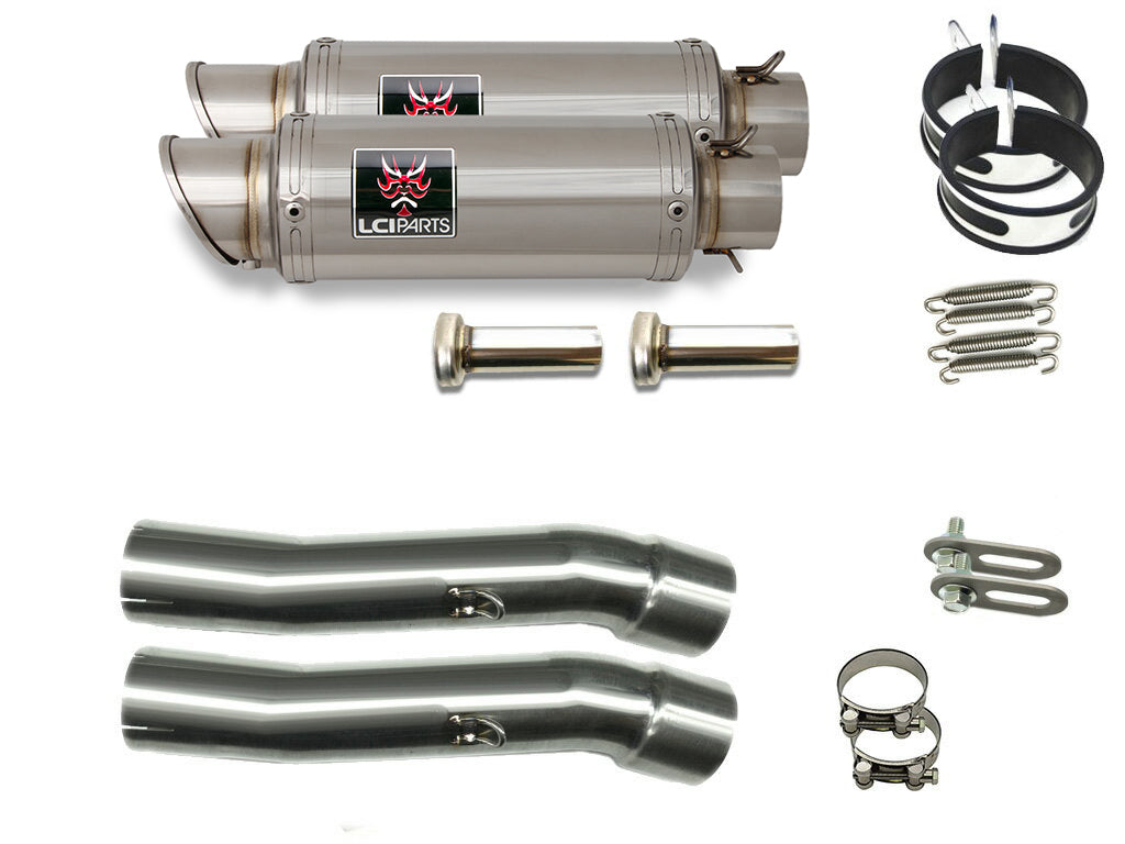 ホンダ VT250F/FE 1982-1985 LCIPARTS ショートステンレススリップオンマフラー