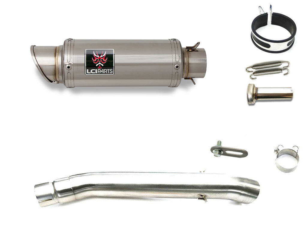 スズキ GSX400インパルス (GK79A) 1994-2003 LCIPARTS ショートステンレススリップオンマフラー