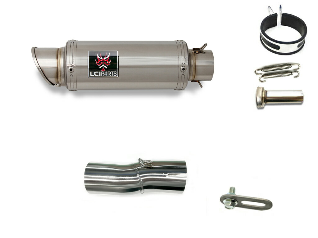スズキ Vストローム800 V-STROM800 2023-2025 LCIPARTS ショートステンレススリップオンマフラー 23,606円