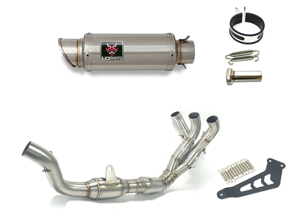 ヤマハ MT-09 2021-2023 LCIPARTS ショートステンレスフルエキゾーストマフラー