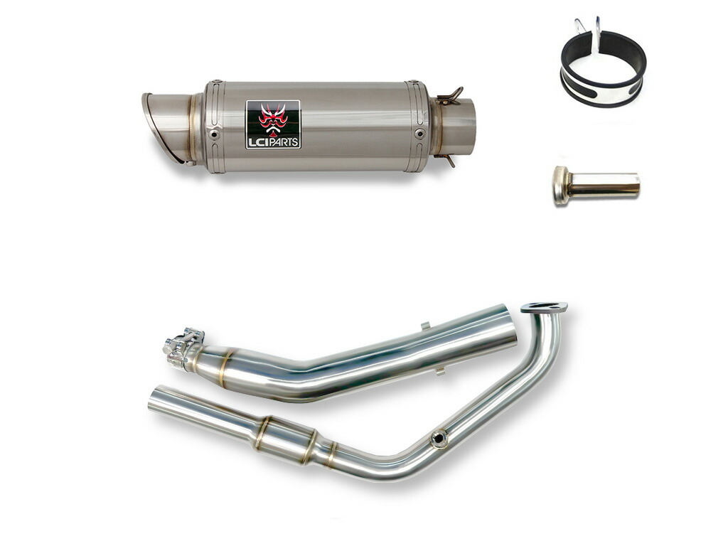 ヤマハ YZF-R15 / MT-15 2017-2025 LCIPARTS ショートステンレスフルエキゾーストマフラー
