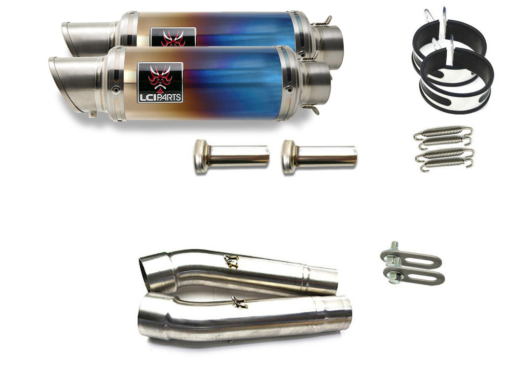 DUCATI SS900 SS1000DS SS800 1998-2006 LCIPARTS ショートチタンスリップオンマフラー