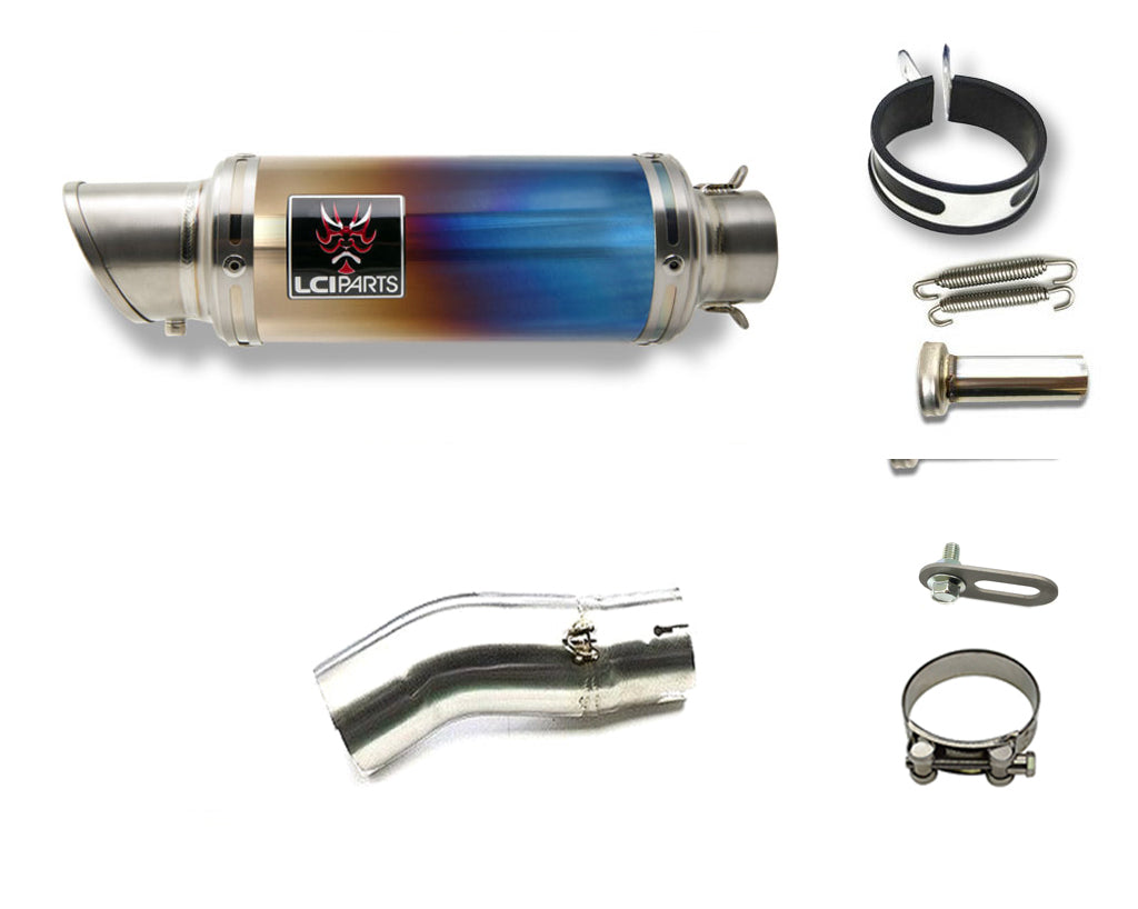 カワサキ Z H2 / Z H2 SE 2020-2026 LCIPARTS ショートチタン スリップオン マフラー