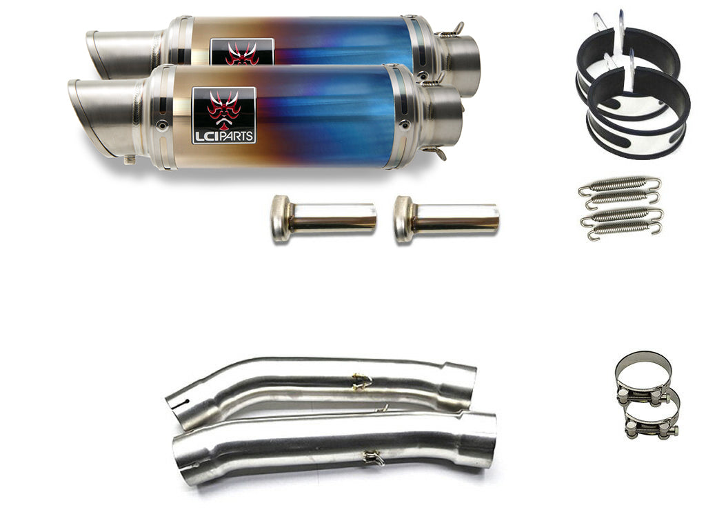 ヤマハ YZF-R1 2004-2006 LCIPARTS ショートチタンスリップオンマフラー