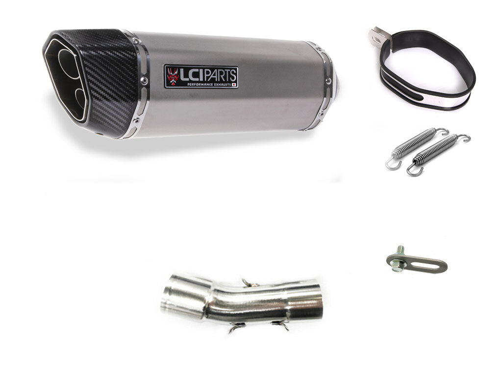 BMW F800GS 2006-2018 LCIPARTS ツインエンド ステンレス スリップオンマフラー 27,170円