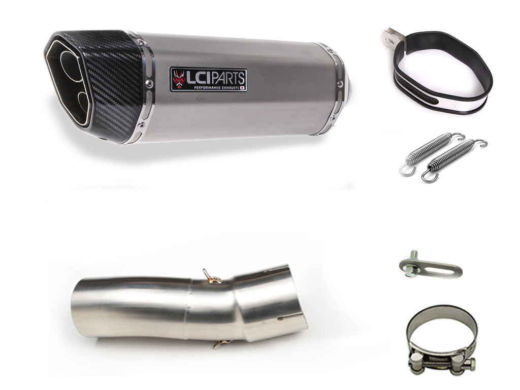 BMW R1300GS 2024-2025 LCIPARTS ツインエンド ステンレス スリップオンマフラー