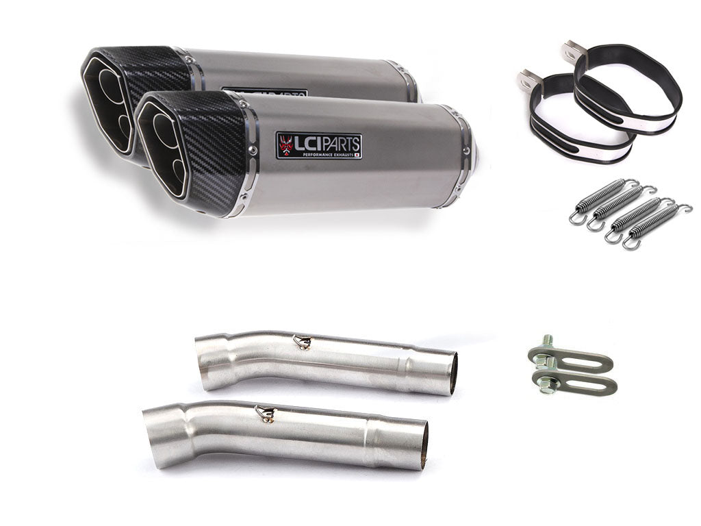 DUCATI モンスターS4 MONSTER S4 LCIPARTS ツインエンド ステンレス スリップオンマフラー