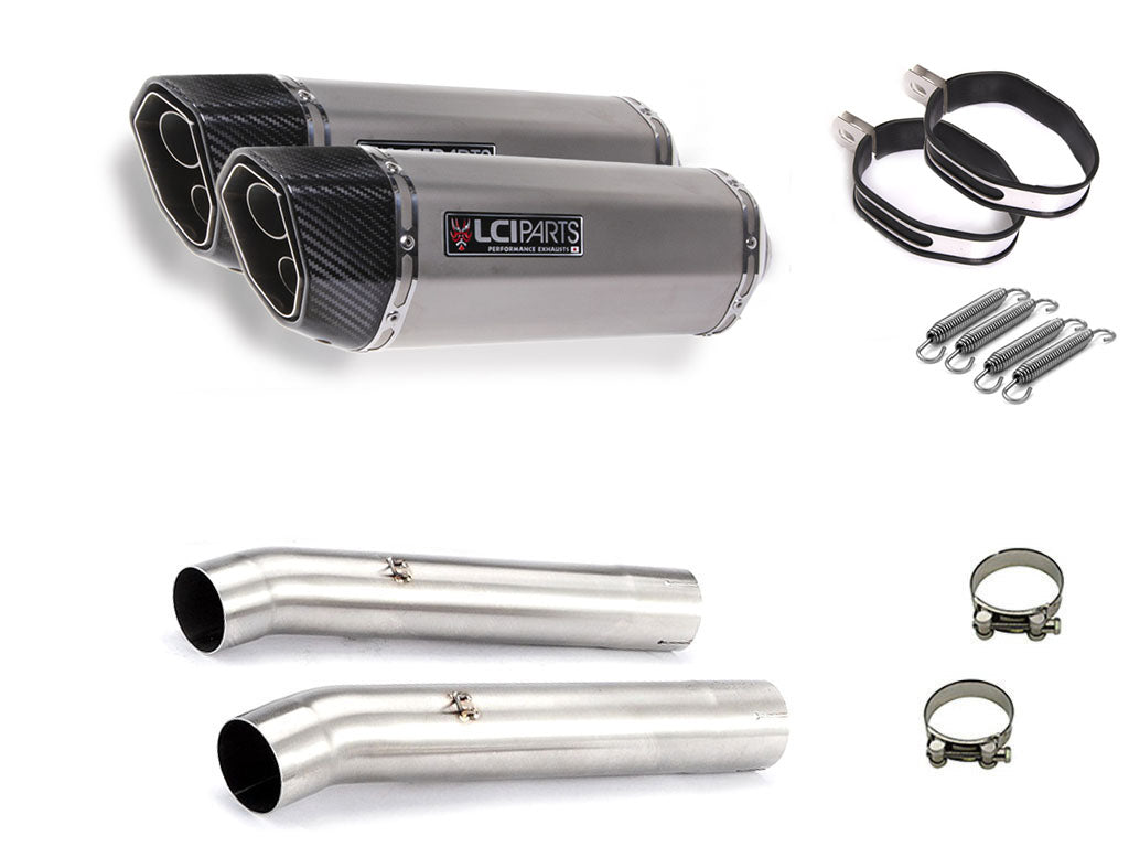 ホンダ CBR1100XX X-11 1996-2007 SC35 LCIPARTS ツインエンド ステンレス スリップオンマフラー