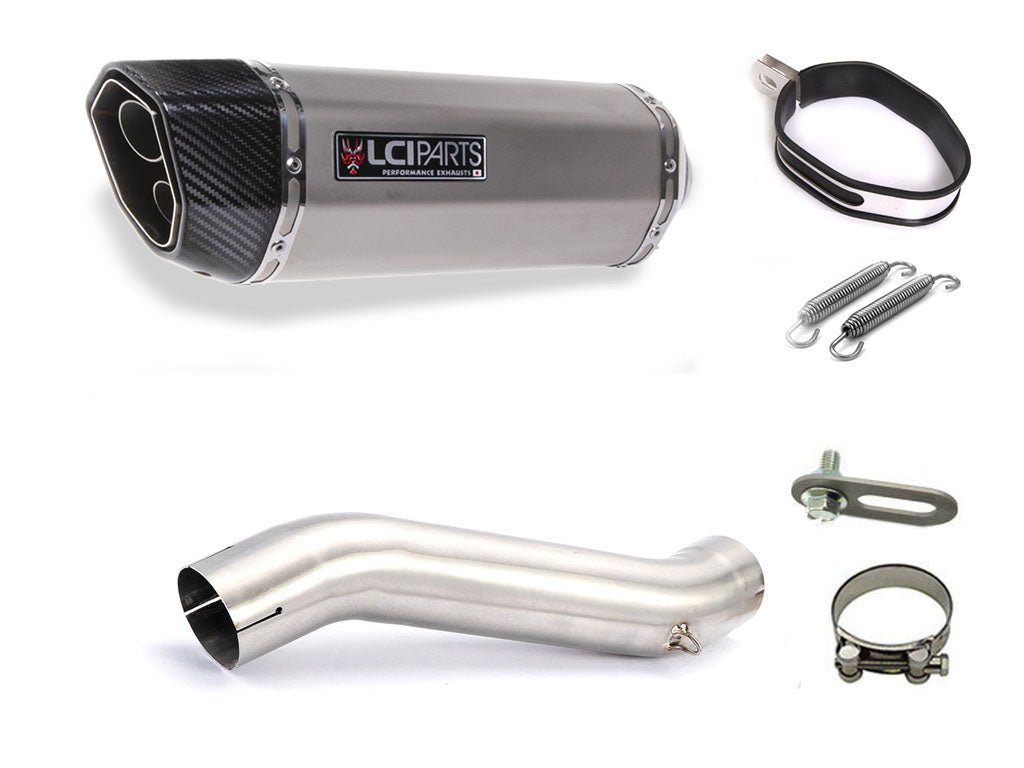 ホンダ CBR400R 400X 2016-2018 NC47 LCIPARTS ツインエンド ステンレス スリップオンマフラー