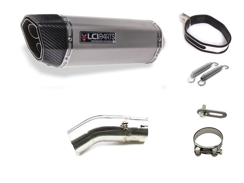 カワサキ NINJA H2 2015-2022 LCIPARTS ツインエンド ステンレス スリップオンマフラー
