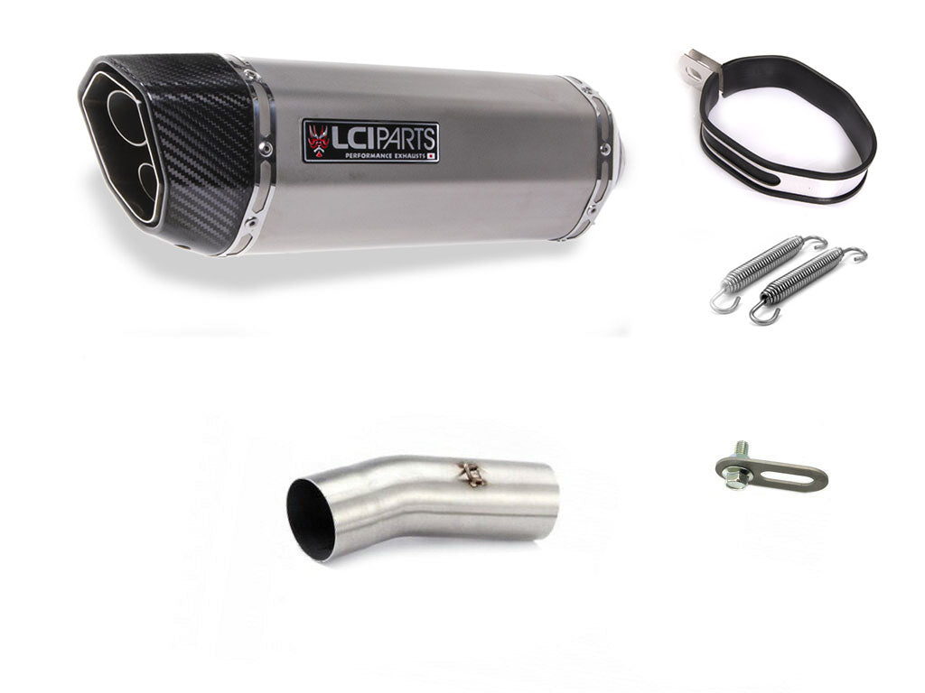 カワサキ ZX6R ZX-6R 2009-2012 LCIPARTS ツインエンド ステンレス スリップオンマフラー