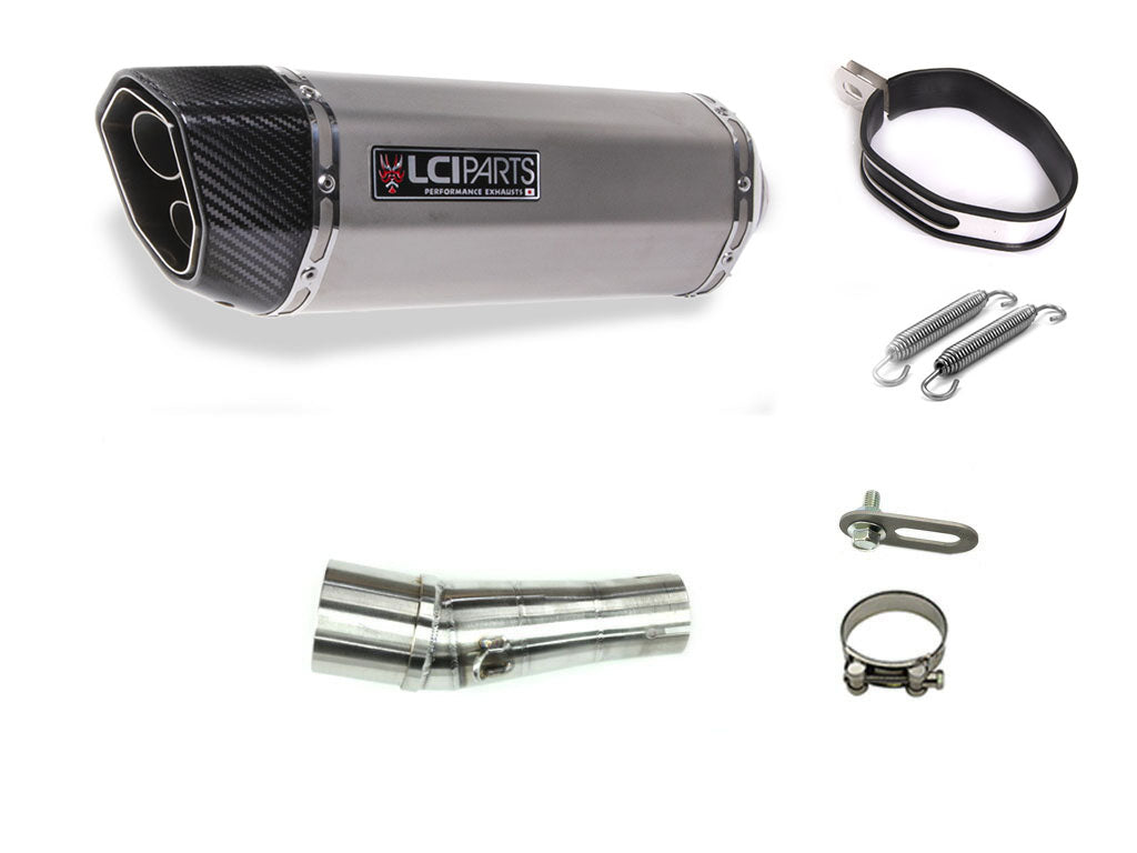 カワサキ ヴェルシス-X 250 Versys-X 250 2017-2023 LCIPARTS ツインエンド ステンレス スリップオンマフラー｜LCIPARTS EXHAUST