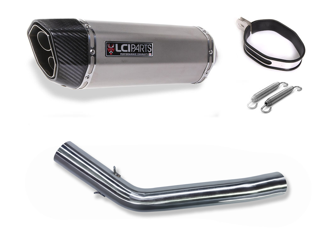 トライアンフ Tiger800 2010-2017 LCIPARTS ツインエンド ステンレス スリップオンマフラー｜LCIPARTS EXHAUST