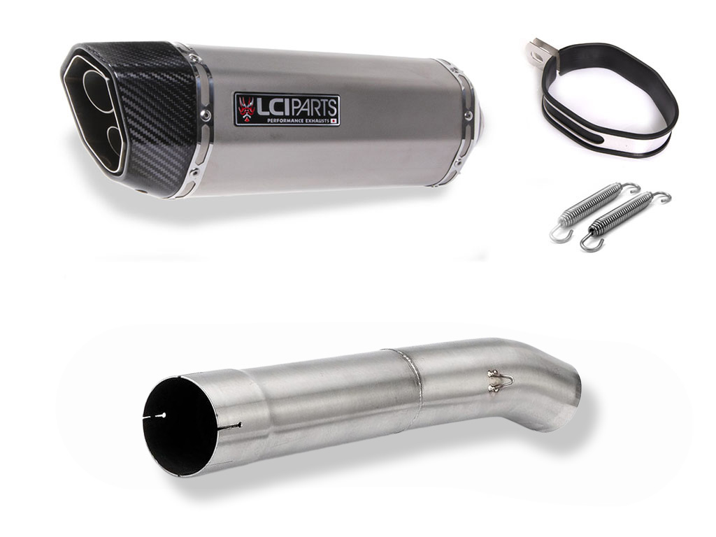 ヤマハ FZS1000フェザー | FZS1000 FAZER（FZ-1）2001-2005 LCIPARTS ツインエンド ステンレス スリップオンマフラー｜LCIPARTS EXHAUST