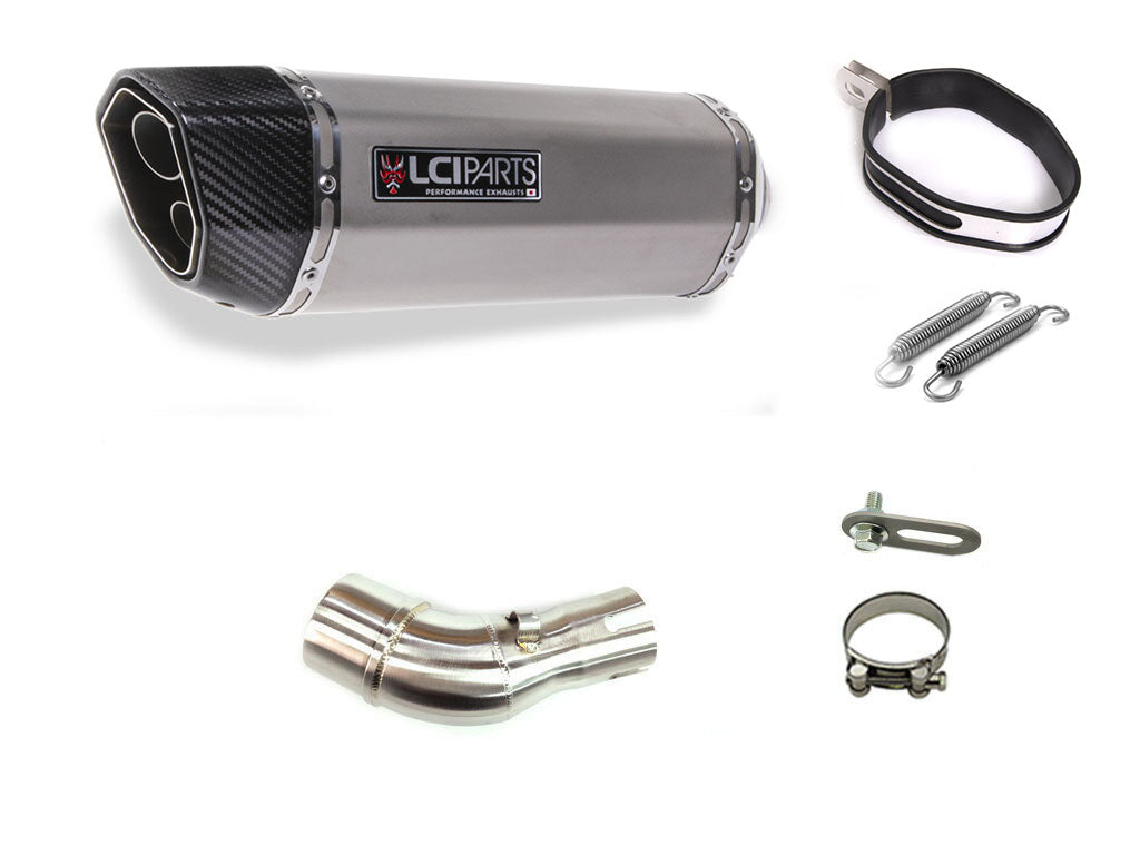 ヤマハ YZF-R3 2015-2025 LCIPARTS ツインエンド ステンレス スリップオンマフラー