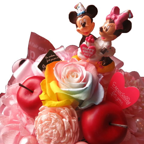 花 ミッキー 誕生日プレゼント ミッキー ミニー入り 花 ディズニー フラワーギフト ラテ レインボーローズ プリザーブドフラワー入り バースデーa ミッキー ミニー ミニー入り ディズニー ディズニー バースデーa ミニーマウス プリザーブドフラワー ラテ フラワーギフト