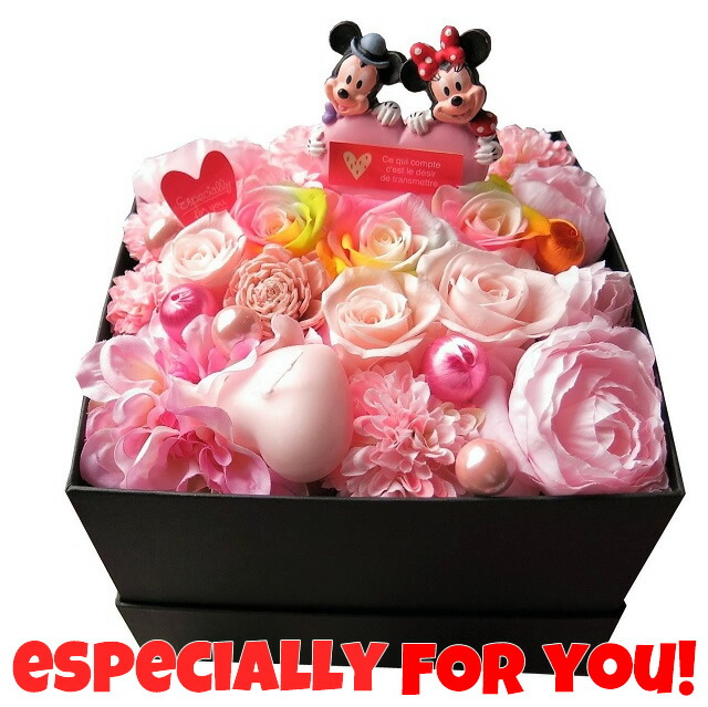 独創的 誕生日プレゼント 彼女 ディズニー 花束風ギフト 箱を開けてサプライズ ミッキー