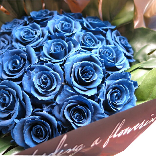 青バラ 花束 プリザーブドフラワー 大輪系青バラ本使用 プリザーブドフラワー 花束 枯れずにいつまでもキレイな青バラ ギフト 誕生日プレゼント 成人祝い 記念日の贈り物におすすめのフラワーギフト Prescriptionpillsonline Is