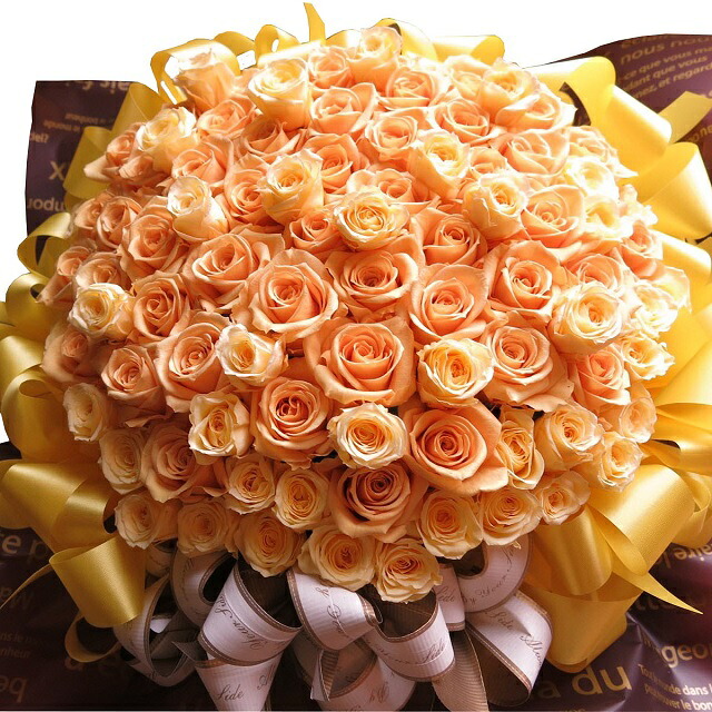 プリザーブドフラワー 米寿祝い事 88歳 祝い事 黄味がかった薔薇 胸花風 88本 枯れない 黄薔薇 88本 30×40糎容れもの付き添い人