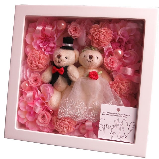 楽天市場】【名入れ彫刻】 ウェディングベア BOXセット ［ 結婚