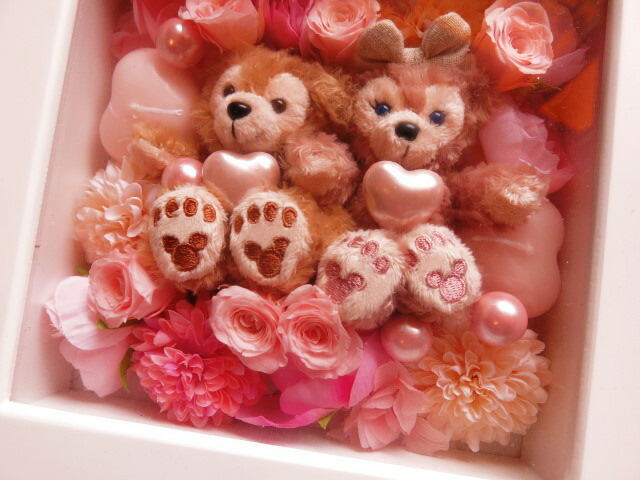 生れる主日頂戴物 ダッフィー ぬいぐるみ 華 プリザーブドブロッサム乗口 装飾 ダッフィー シェリーメイ 誕生日プレゼント メモリー日の付与におすすめのフラワーギフト Marchesoni Com Br