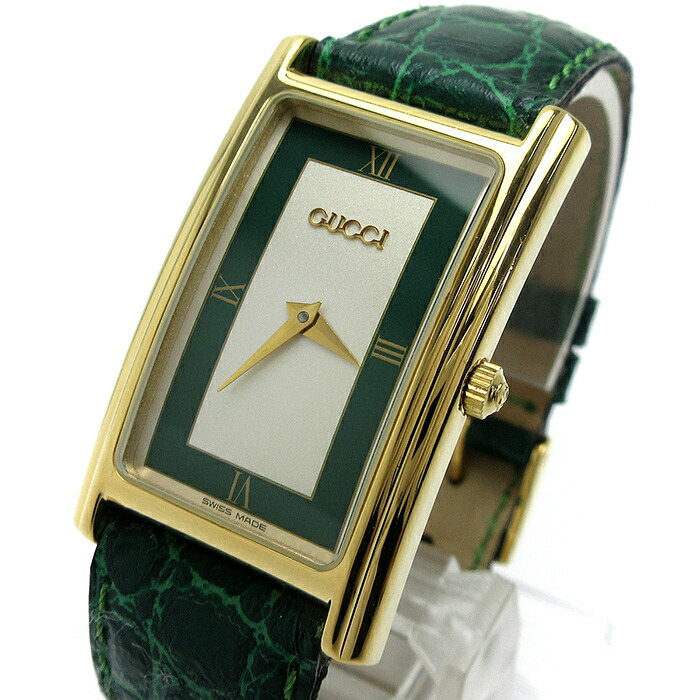 楽天市場】GUCCI(グッチ) Gレクタングル 138.5 シルバー文字盤