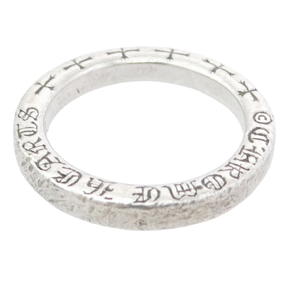 CHROME HEARTS クロムハーツ（藍本無） NTFL 輪っか しろがね色系 約6.5号  メンズ【中古】