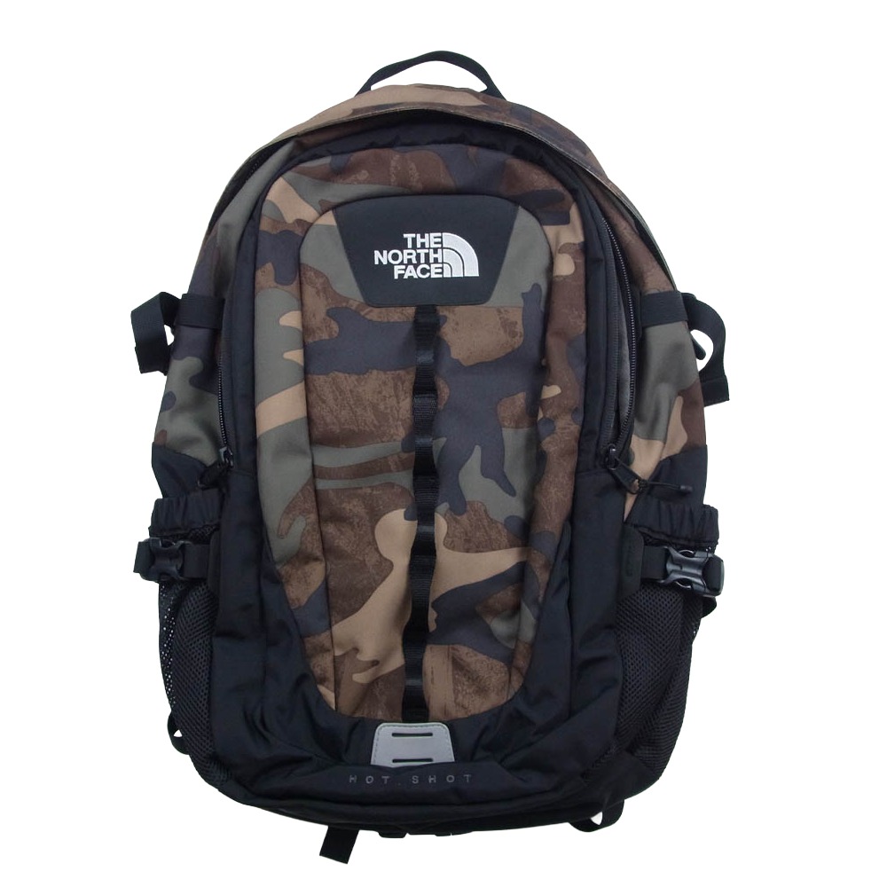 THE NORTH FACE ノースフェイス NM72202 HOT SHOT ホットショット カモフラ デイパック リュックサック バックパック カーキ系 メンズ【中古】 10,232円
