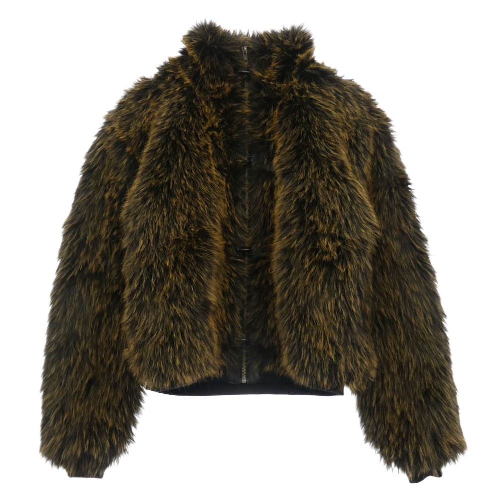 ジェイデッドロンドン JADED LONDON Fur Jacket 毛皮 ジップアップ 上衣 XS  メンズ【古着】【中古】