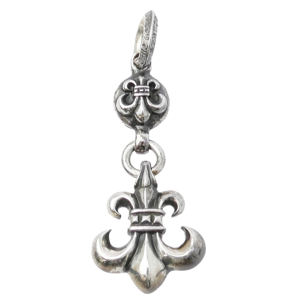 CHROME HEARTS クロムハーツ（原型無） 1BALL BS FLEUR 1どんぶり鉢BS太陽フレア引きつける シャンデリヤとっ始め しろがね色系  メンズ【中古】