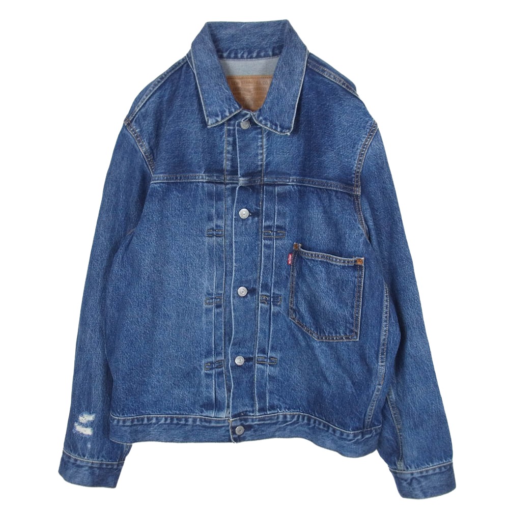 Levi\u0027s リーヴァイズジーンズ A9518-0000 PREMIUM 別注 Type 1st 不都合工業 ジーンズ 上衣 インディゴブルー系 M  メンズ【古着】【中古】