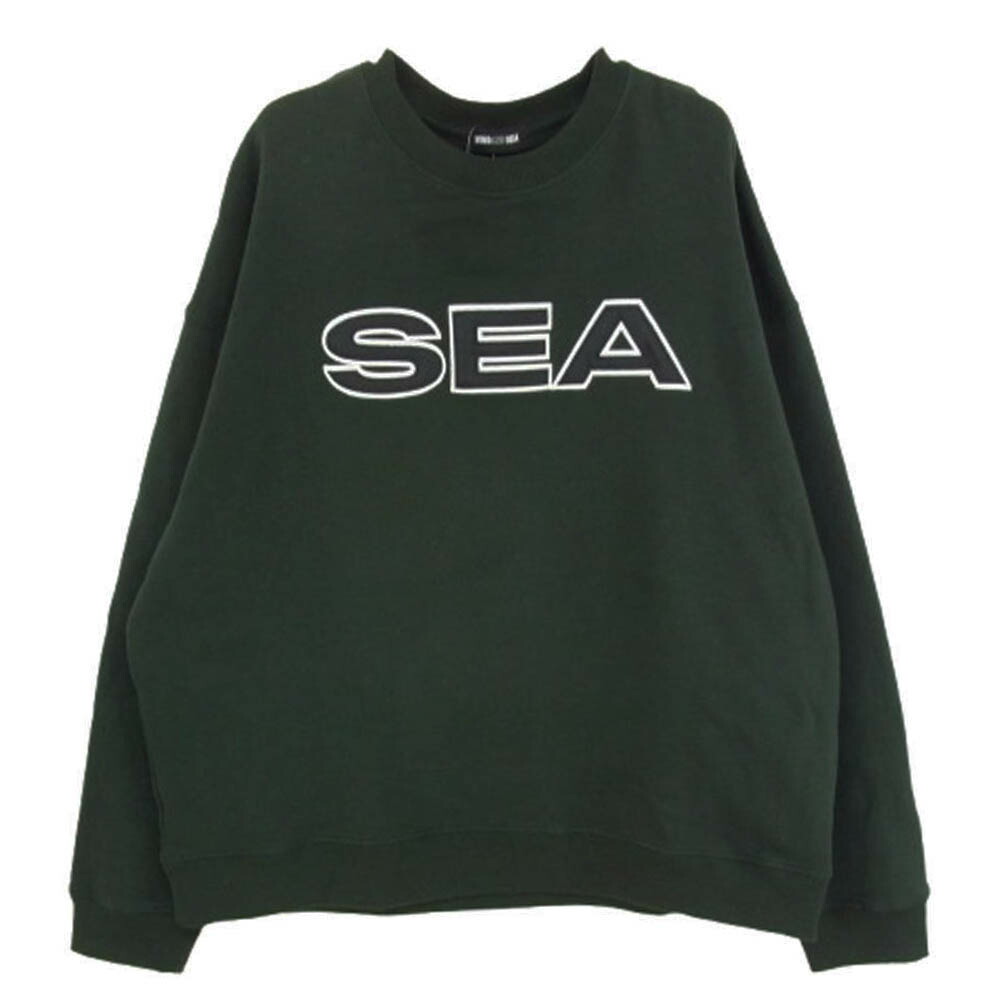 本日限定価格ウィンダンシー YOU AND SEA カスタムトレーナー 黒 楽天市場】WIND AND SEA 2022AW SEA Crew Neck Black-D.Violet WDS-O