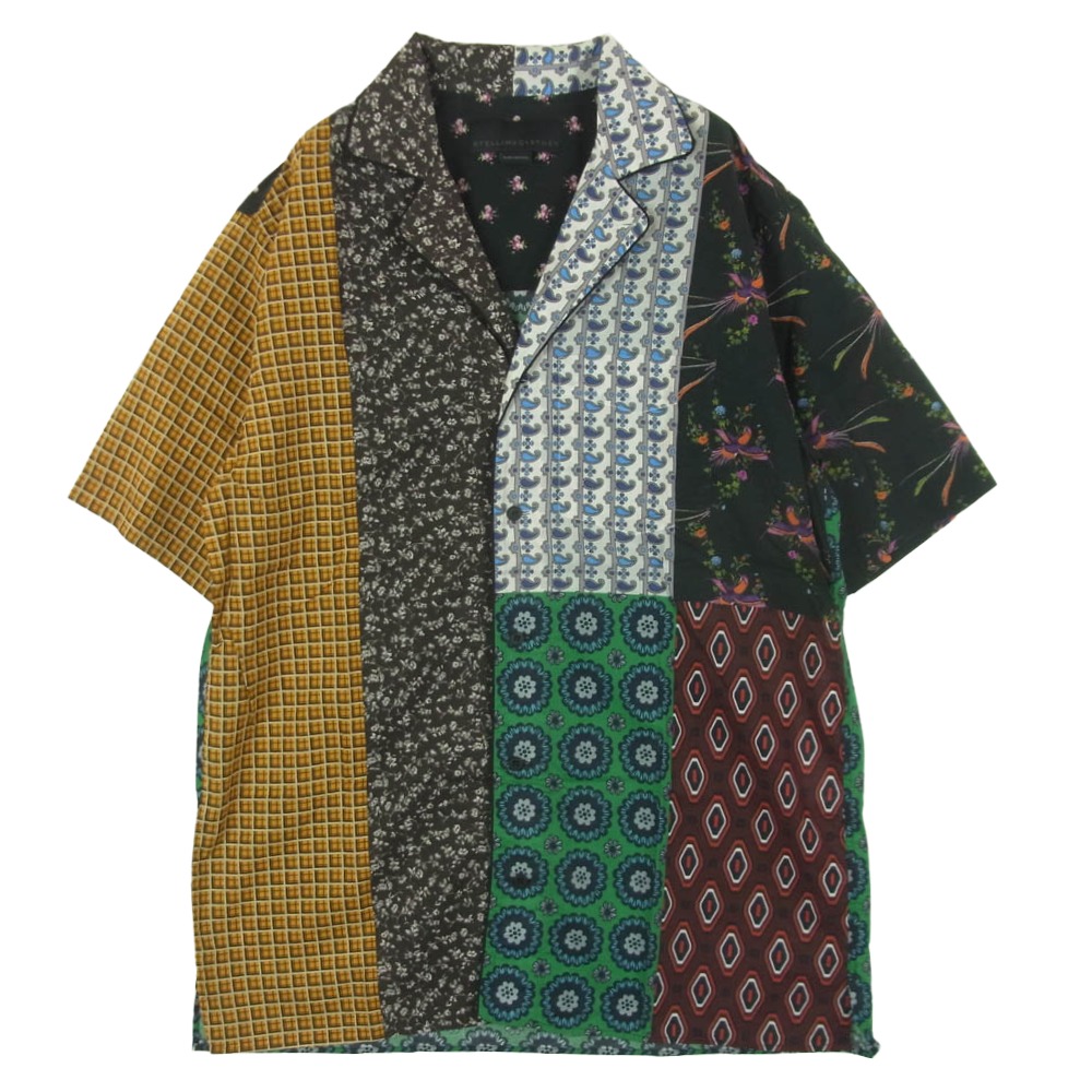 Stella McCartney ステラマッカートニー クレイジーパターン 半袖 スリーピング パジャマ ティーシャツ マルチ色合い系 39 【美品】 メンズ【古着】【中古】
