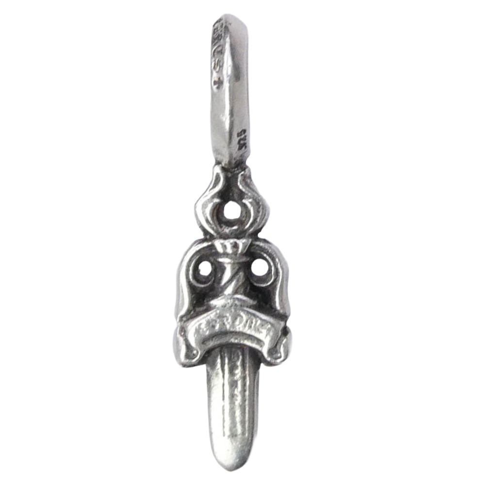 CHROME HEARTS クロムハーツ（正本無） STACK DAGGER V2 ダガー スタック 惹き付ける シャンデリヤいの一番 しろがね色系  メンズ【中古】