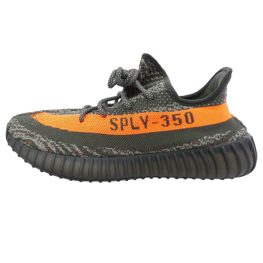 adidas アディダス HQ7045 YEEZY BOOST 350 V2 CABON BELUGA イージーブースト 炭素 ベルーガ ローカットスニーカー 赤銅色系 オレンジ色系 27珊  メンズ【中古】