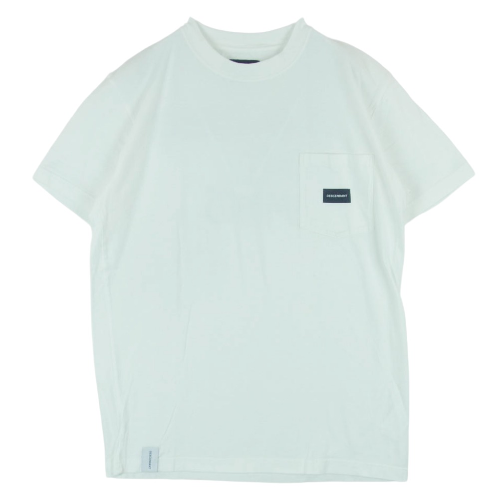 DESCENDANT ディセンダント EL BURRITO'S CREW NECK SS バックプリント クルーネック 半袖 ポケット Tシャツ ホワイト系 1 メンズ【古着】【中古】