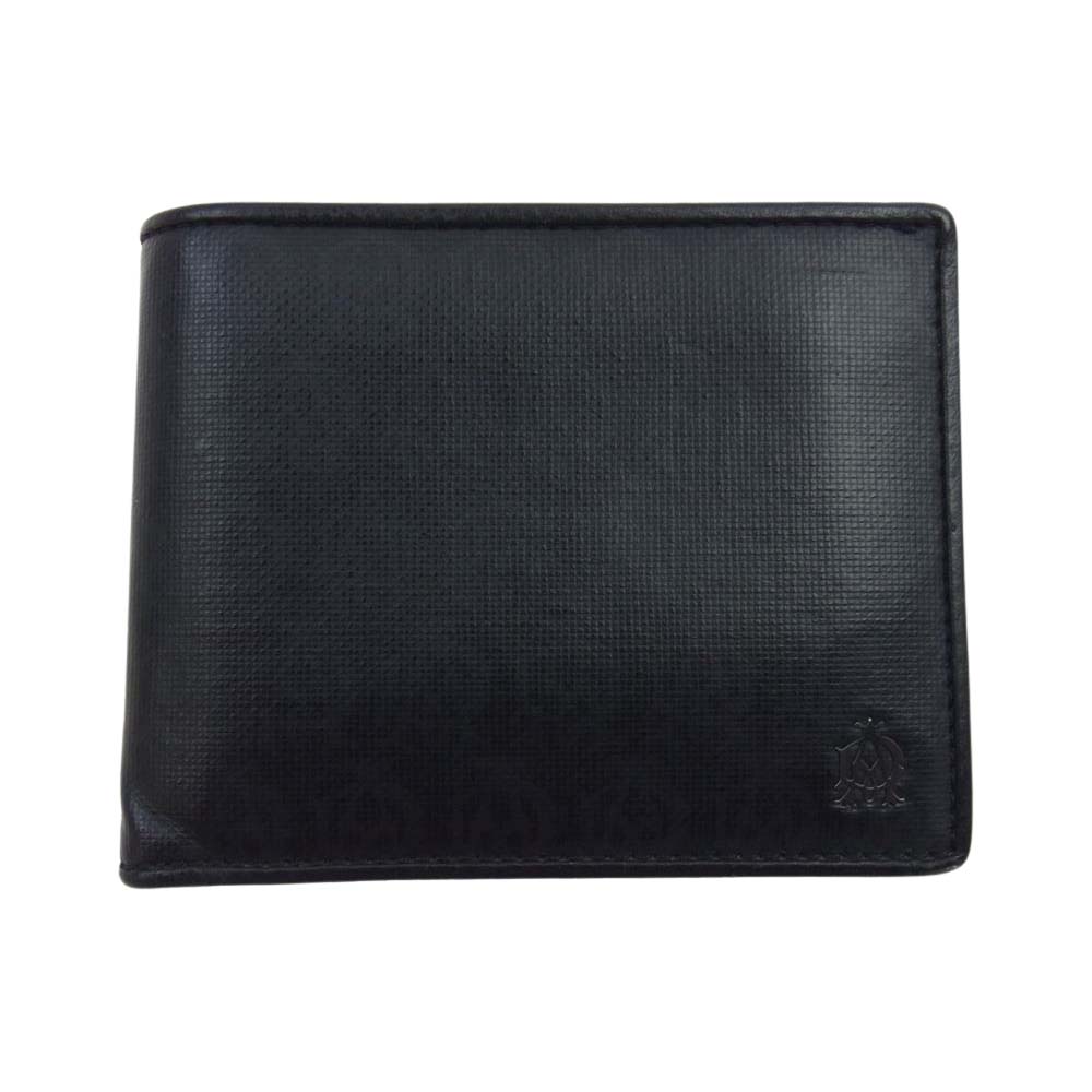 ダンヒル dunhill 二つ折り財布 レザー ブラック 黒　WG3000A ダンヒル dunhill 二つ折り財布 レザー ブラック 黒 WG3000A 小物