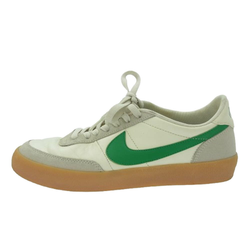 NIKE ナイキ 432997-111 【観賞用】J.CREW Killshot 2 Leather Sail Lucid Green ジェイクルー キルショット2 レザー スニーカー ホワイト系 27cm メンズ【中古】