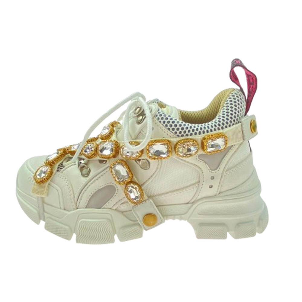 【美品/フルセット】GUCCI フラッシュトレック クリスタル 楽天市場】GUCCI グッチ 【美品】フラッシュトレック クリスタル