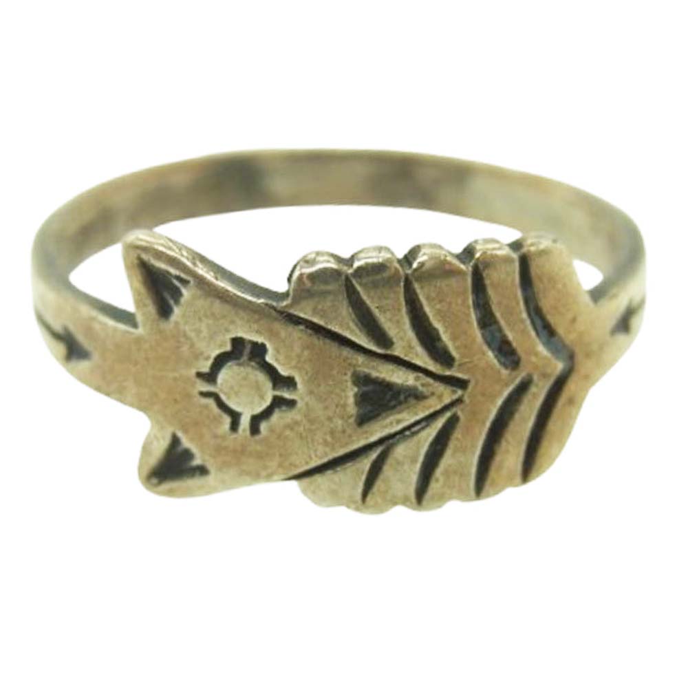 ナバホ族 TROY LANERトロイラナー スタンプワークリング21号 Troy Laner ナバホ族 リング スタンプワーク トロイラナー