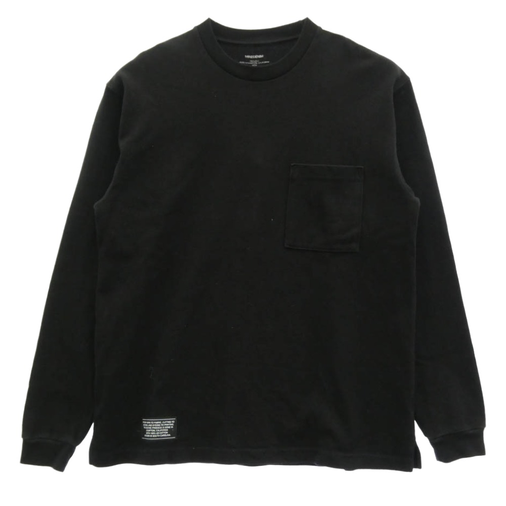 MINEDENIM マインジーンズ 25SS × BTSA Heavy weight Loose Fit L/S T-SH ヘビーウェイト ロング捩り カットソー 黒いこと系 M  メンズ【古着】【中古】
