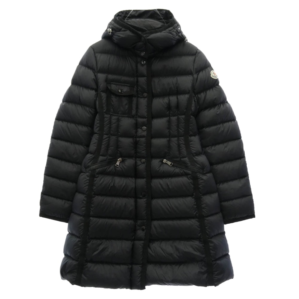 MONCLER モンク軌跡 19AW E20934930005 53048 HERMINE エルミンヌ ロング 落ち込む 厚地の外套 上衣 黒いこと系 レディース【古着】【中古】
