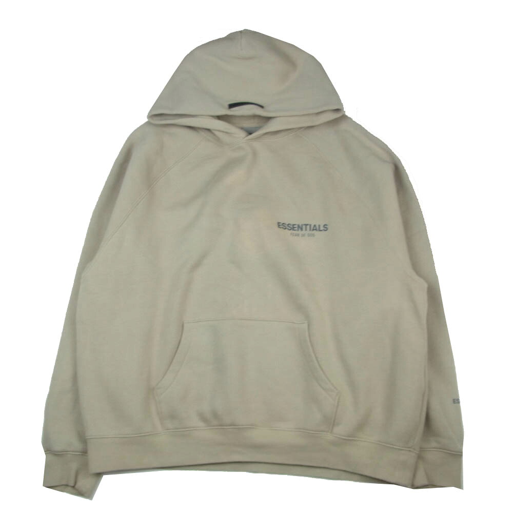 FEAR OF GOD フィアオブゴッド ESSENTIALS エッセンシャルズ フーディー パーカー ベージュ系 L メンズ【古着】【中古】