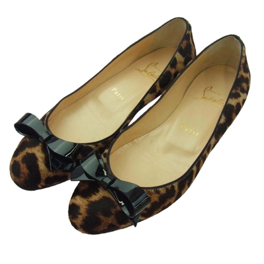 楽天市場】クリスチャン・ルブタン レオパード柄 ハラコ