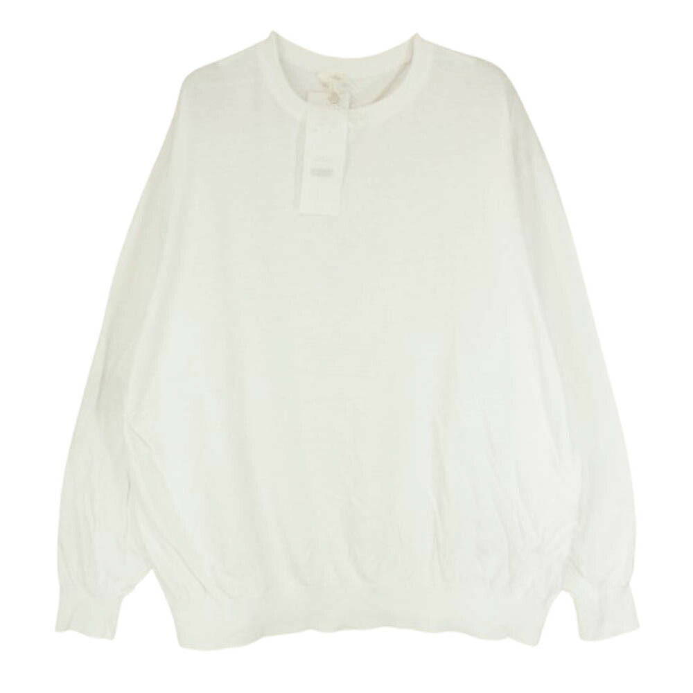 23ss comoli ガンジーニット　サイズフリー comoli ヘンプガンジーニット - メルカリ