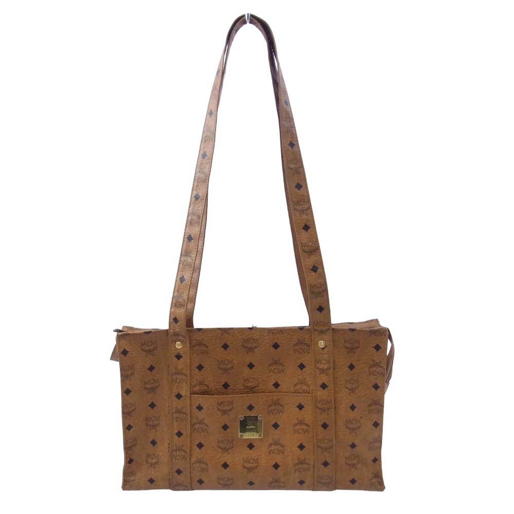 MCM トートバッグ　ヴィセトス柄　レザー　肩がけ　茶　ブラウン 楽天市場】エムシーエム MCM トートバッグ ヴィセトス ストライプ
