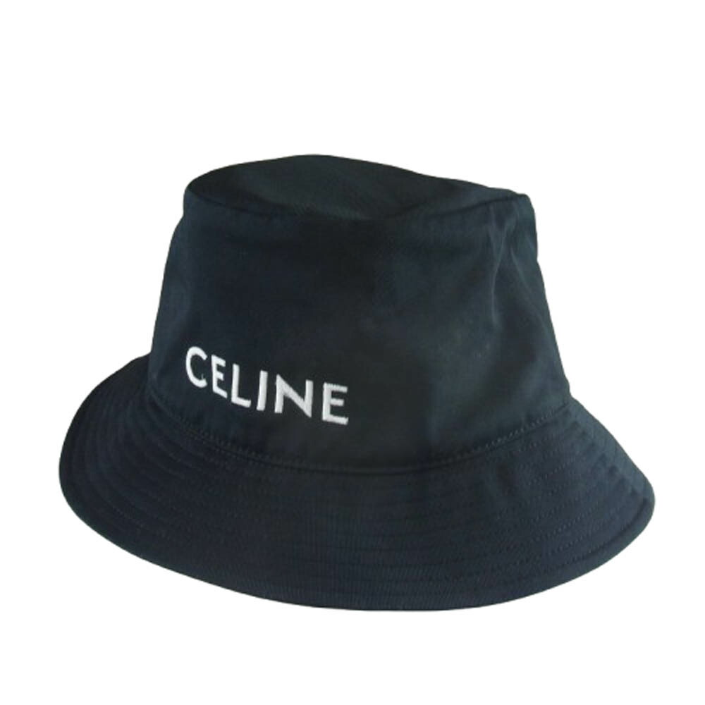楽天市場】CELINE セリーヌ バケットハット M/58 2AU3B7310 ブラック