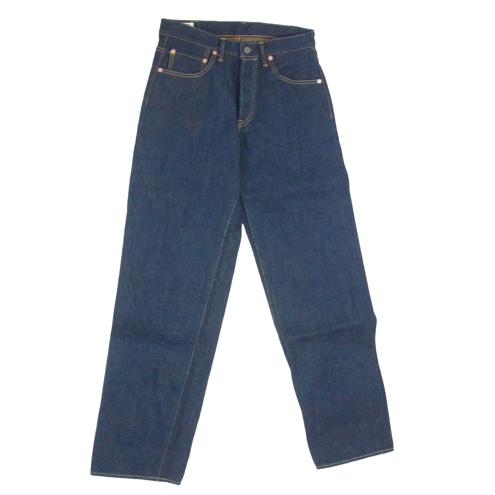 ONI DENIM 鬼ジーンズ ONI822ZR-LBR 20薬局衡オンス Secret Denim  シークレットデニム 緯糸点火装置赤銅色 スーパーワイドテーパード デニム ジーンズ ズボン下 インディゴブルー系 29 【御前上等美品】 メンズ【古着】【中古】