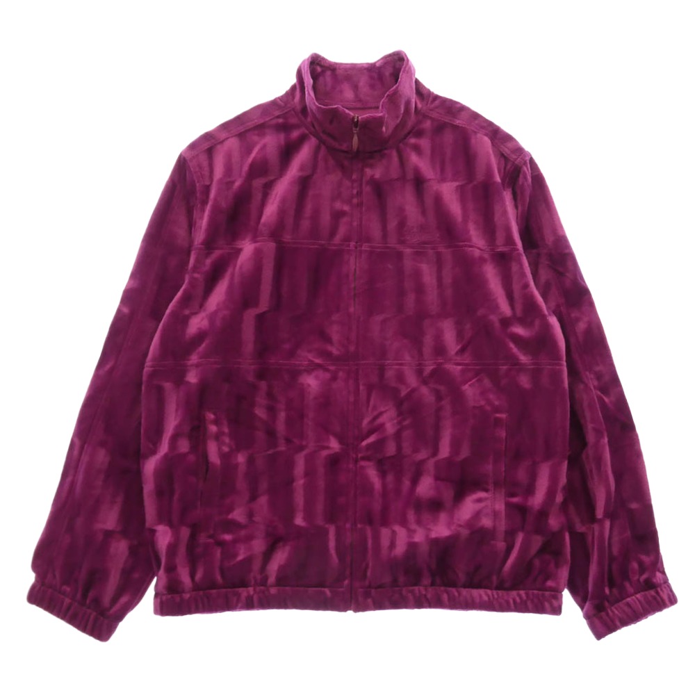 Supreme シュプリーム 21AW Velour Track Jacket 天鵞絨 貨物自動車 上衣 パープル系 さくら色系 M 【新古品】【未当てはめる】 メンズ【古着】【中古】