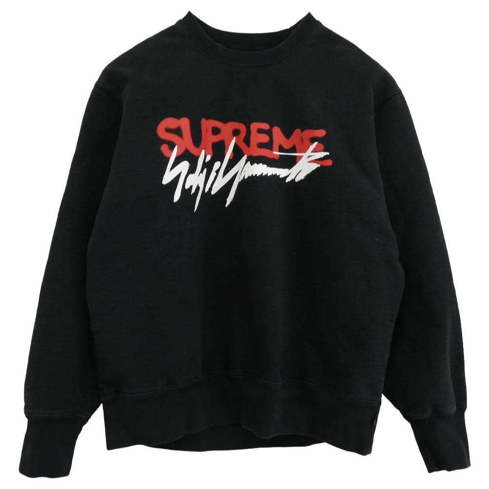 Supreme シュプリーム 20AW Yohji Yamamoto Crewneck クルーネック スウェット ブラック系 S メンズ【古着】【中古】